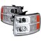 Spec-D Tuning 07-13 Chevrolet Silverado Projector Healights Chrome 2LHP-SIV07-RS - alternate 1